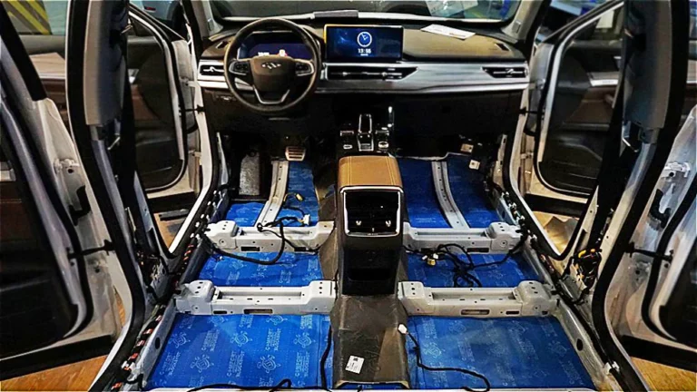 Шумоизоляция Cherry Tiggo 8 pro пол 3