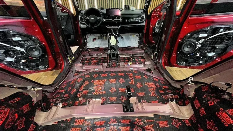 Шумоизоляция KIA Seltos 2023 пол 2