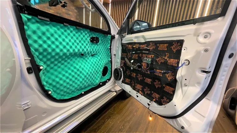 Шумоизоляция Mitsubishi Montero Sport 2022 двер 4