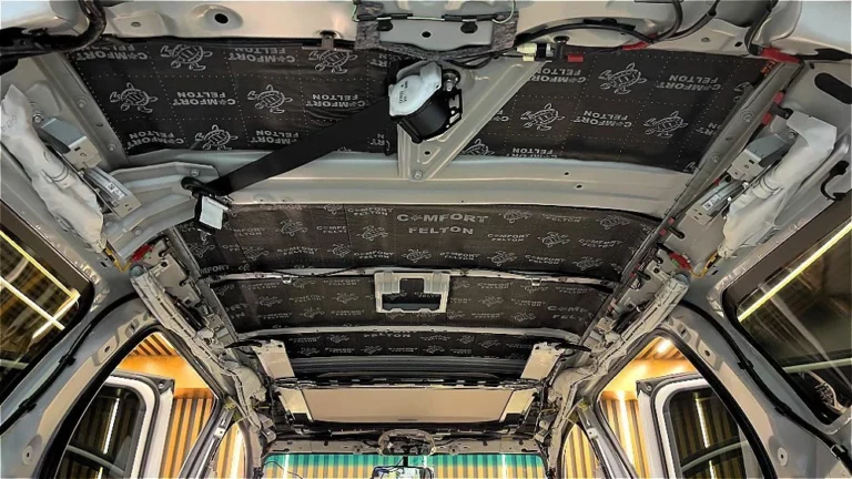 Шумоизоляция Mitsubishi Montero Sport 2022 крыша 3