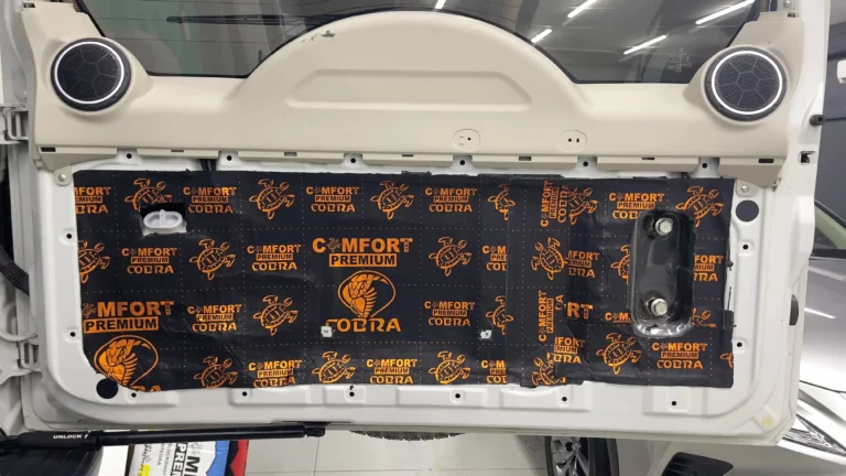 Шумоизоляция Mitsubishi Pajero двер 5